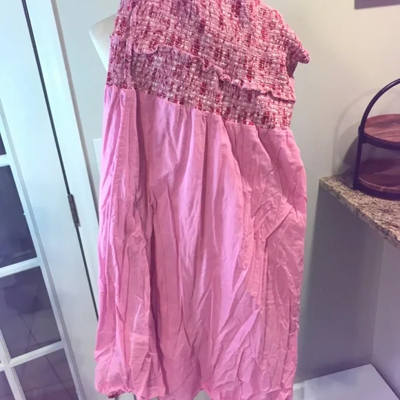 Vineyard Vines 🌸 Rock Rose 🌹 floral smocked MIDI pockets dress - Picture 14 of 16